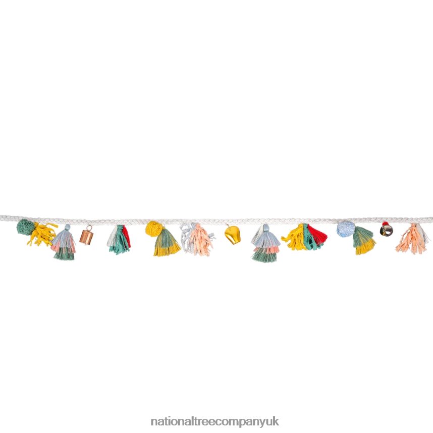 Greenery | National Tree Company 72\ HGTV Home Collection Multicolor Boho Garland F2L4F420